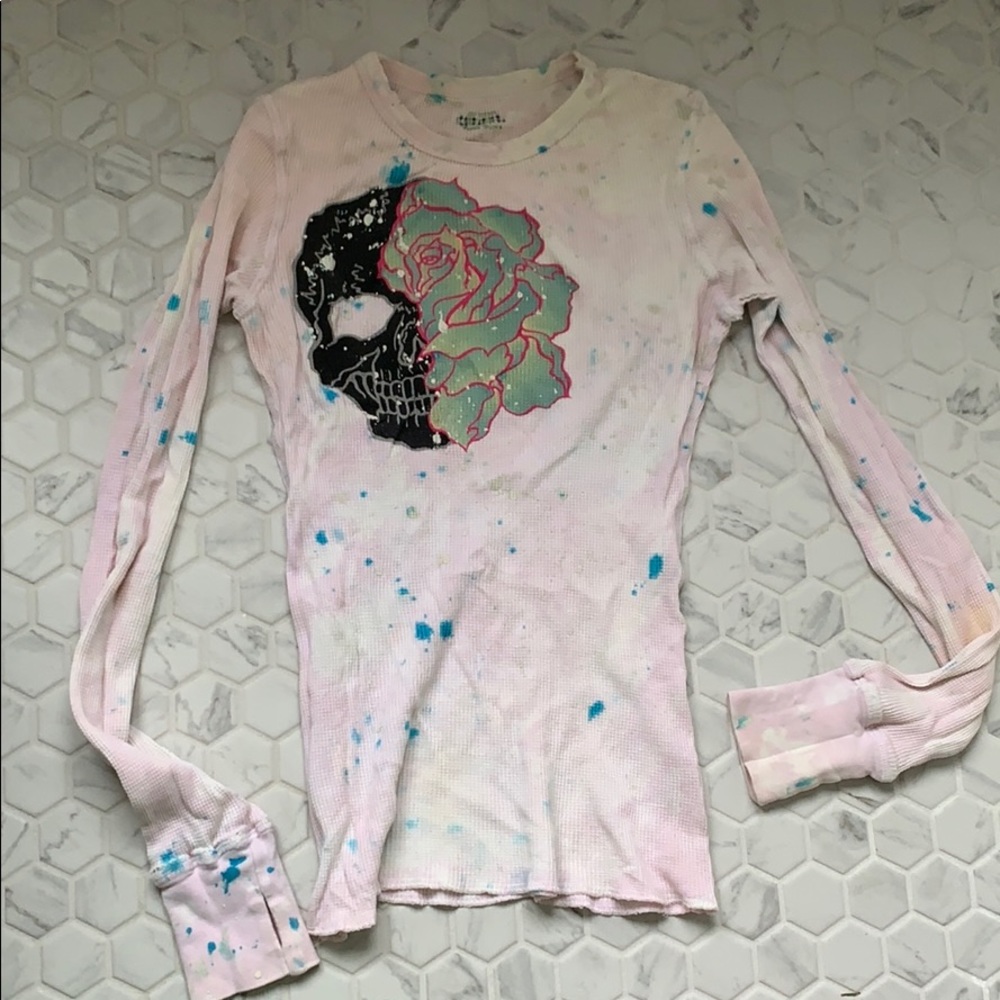 Tie Dye Vintage Grail Waffle Tee